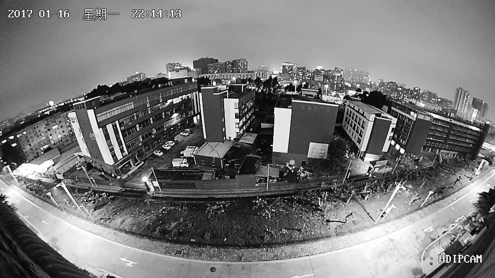 180degree lens night vision