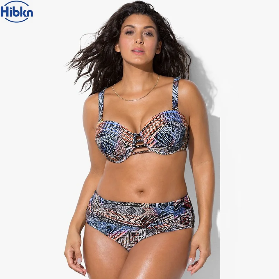 plus size push up swim top