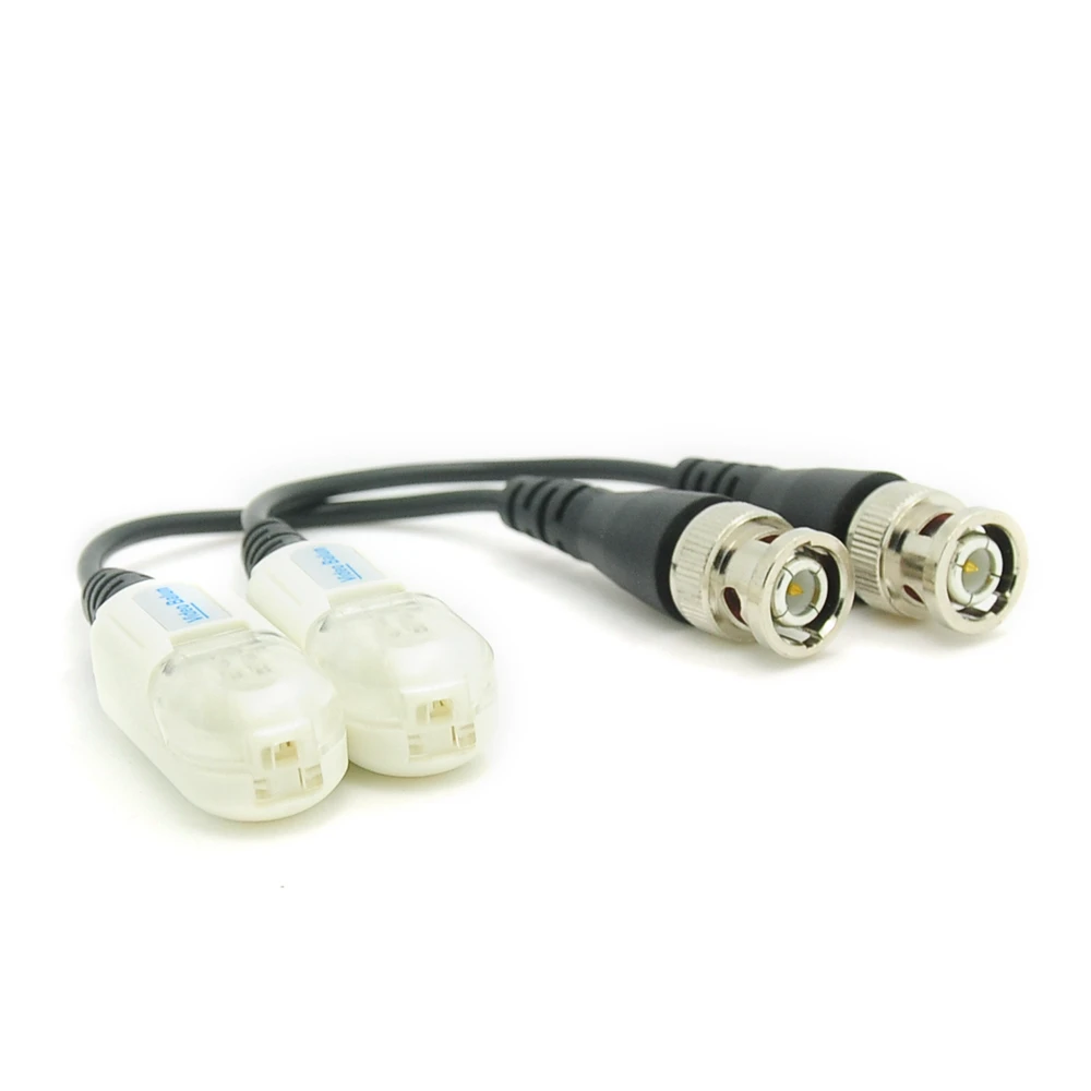 

ToolLess Snap Video Balun Transceiver Passive UTP CAT5 BNC Male For CCTV