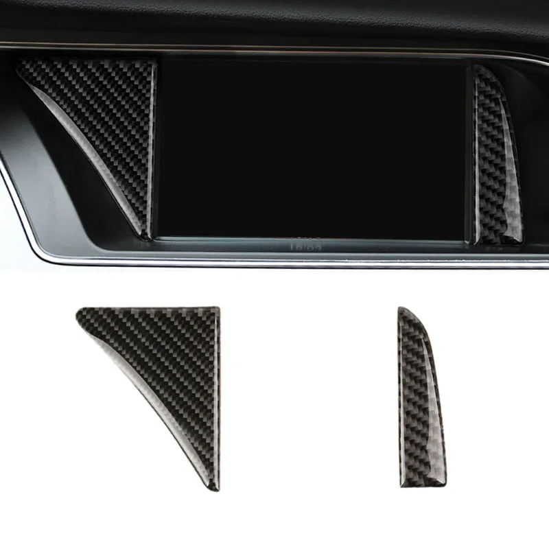 Us 15 0 21 Off For Audi A4 B8 2009 2010 2011 2012 2013 2014 2015 2016 Carbon Fiber Interior Gps Navigator Trim Cover In Interior Mouldings From