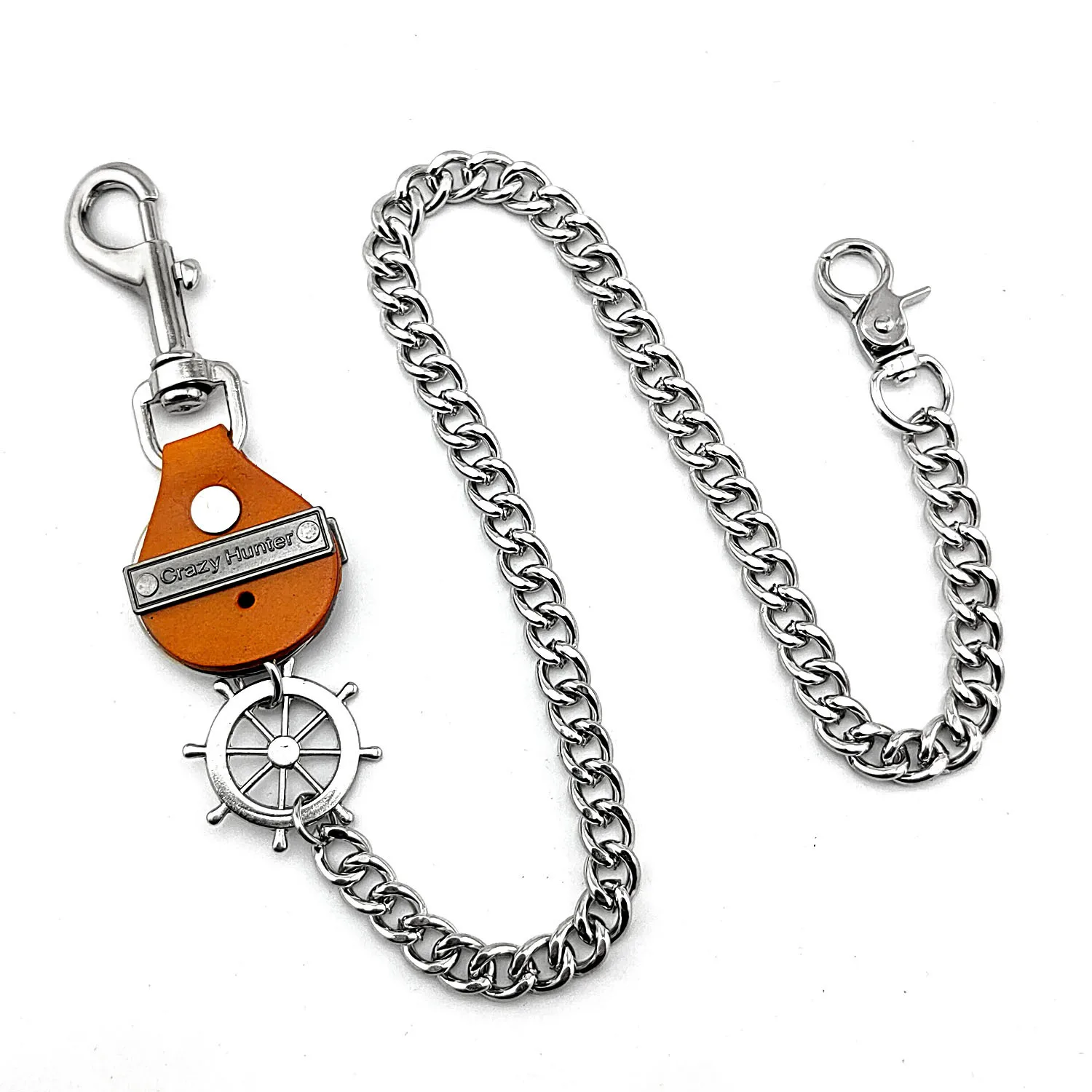 

Men's Motorcyle Trendy Keychain Jean Biker Wallet Chains Women Belt Chain Rock Punk HipHop Pant Chain Accessories Jewelry WZ94