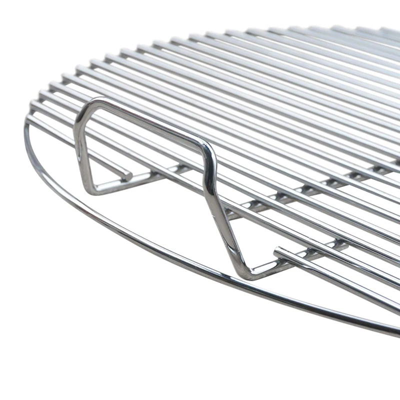 1PC BBQ Round Meshes Replacement Mesh Wire Net Nonstick Metal Steel Grilling Mesh Cooking Grill Grid Grate BBQ Accessories 17.5"