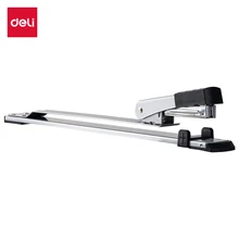 Deli 0334 степлер длиннодостижимый глубокий горло длинная рука переплетения металлический степлер 24/6 26/6