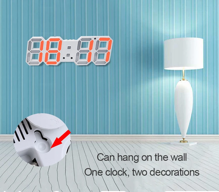 10 Night Wall Watch 24 Or 12 Hour Display