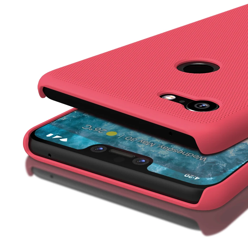 

For google pixel 3 xl case cover 6.3'' NILLKIN Frosted PC Matte case Gift Phone Holder for pixel 3 xl case for google pixel 3xl