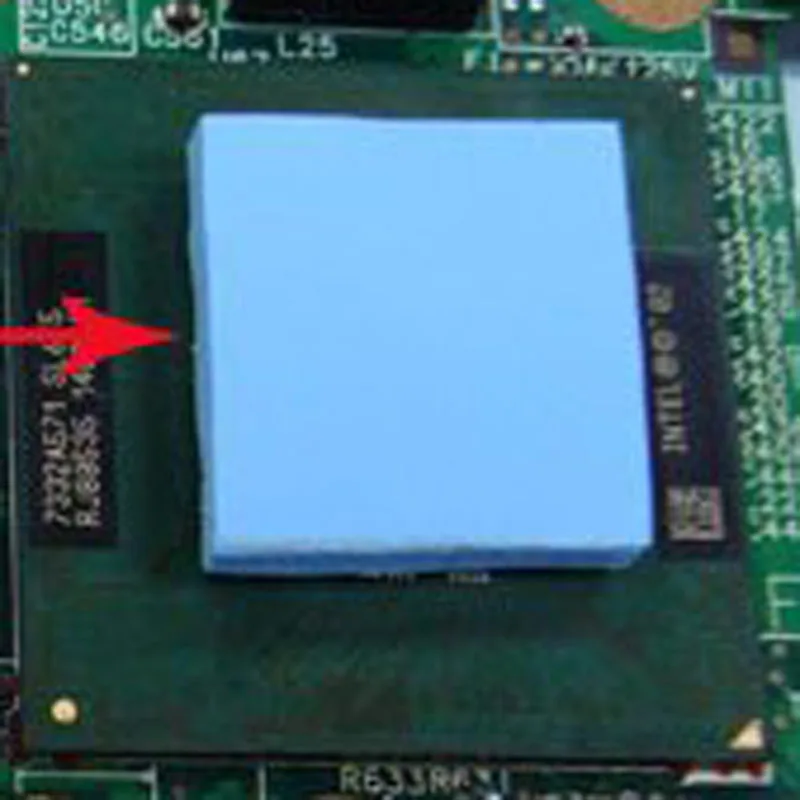 1 шт. 100 * мм 100 мм 6 Вт/m-K термопрокладки Силиконовые охлаждения для GPU процессор IC ремонт мобильного ноутбука и т. Д