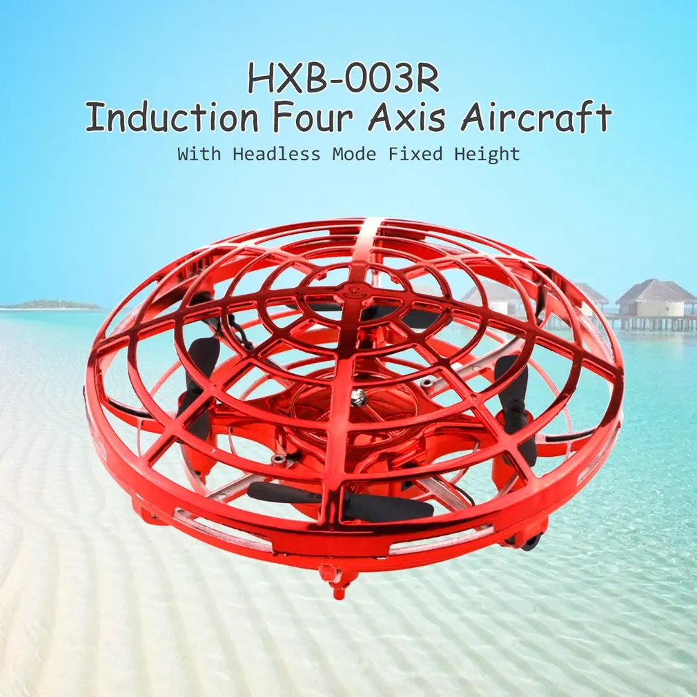 

IR Induction RC Helicopter Infrared Induction Headless Mode Drone Fixed Height RC Induction Speed Regulation Four Axis Aircraft