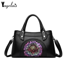 Модные сумки на плечо дизайнерская винтажная сумка через плечо с кисточками повседневная женская сумка с вышивкой Лидер продаж популярный