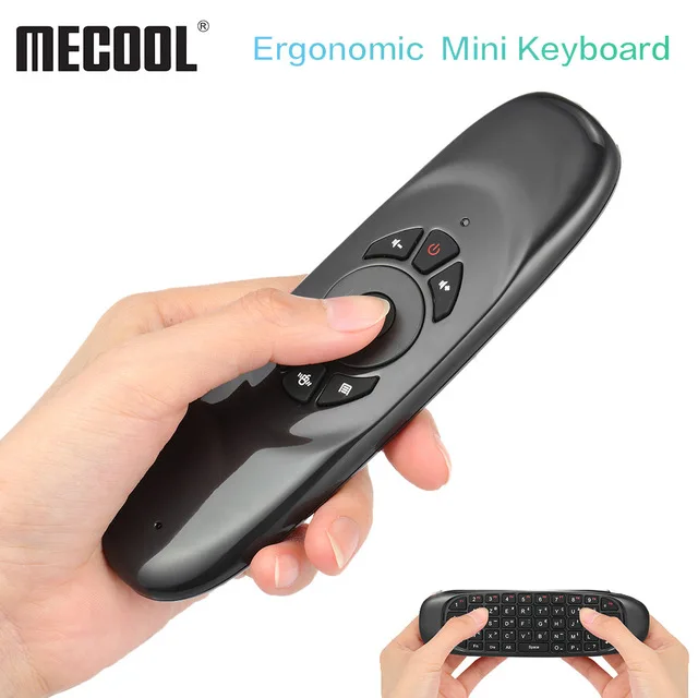 

C120 Air Mouse TV Remote Control Without Voice Rechargeable 2.4G Wireless Keyboard for Android TV BOX With Keyboardard