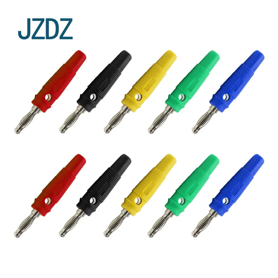

JZDZ High quality 4mm banana plug with 4mm cross jack in the middle
