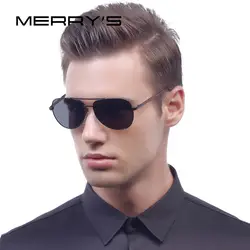 Merry's Для мужчин S бренд классический Солнцезащитные очки для женщин HD поляризованные авиации Роскошные Дизайнерские Алюминий вождения