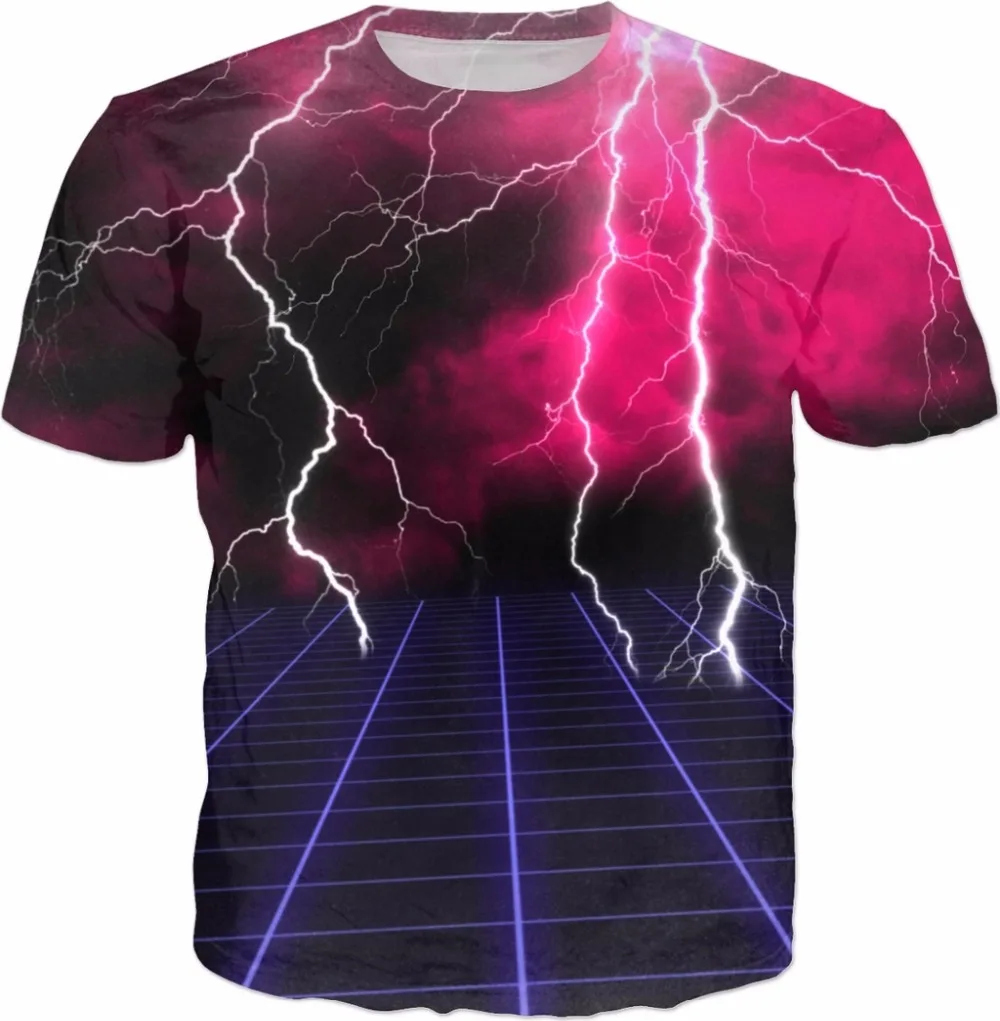 Ride the Lightning T Shirt short sleeve casual tops t shirt fashion 3D ...