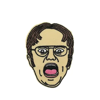 

The Office DWIGHT SCHRUTE THE OFFICE Enamel Hat Deco Embroidered NEW IRON ON and SEW ON Patches for clothing