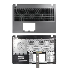 Russia laptop keyboard For ASUS X550 X550C X550CA X550CC X550CL X550J X550JD WITH COVER C Silver Grey COVER US Engraved to Ru