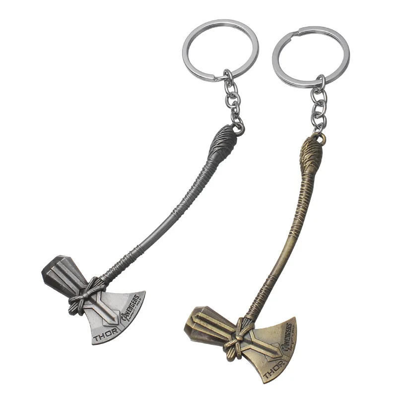 

The Avengers Infinite War Raytheon New Thor Storm Hammer Keychain Toys