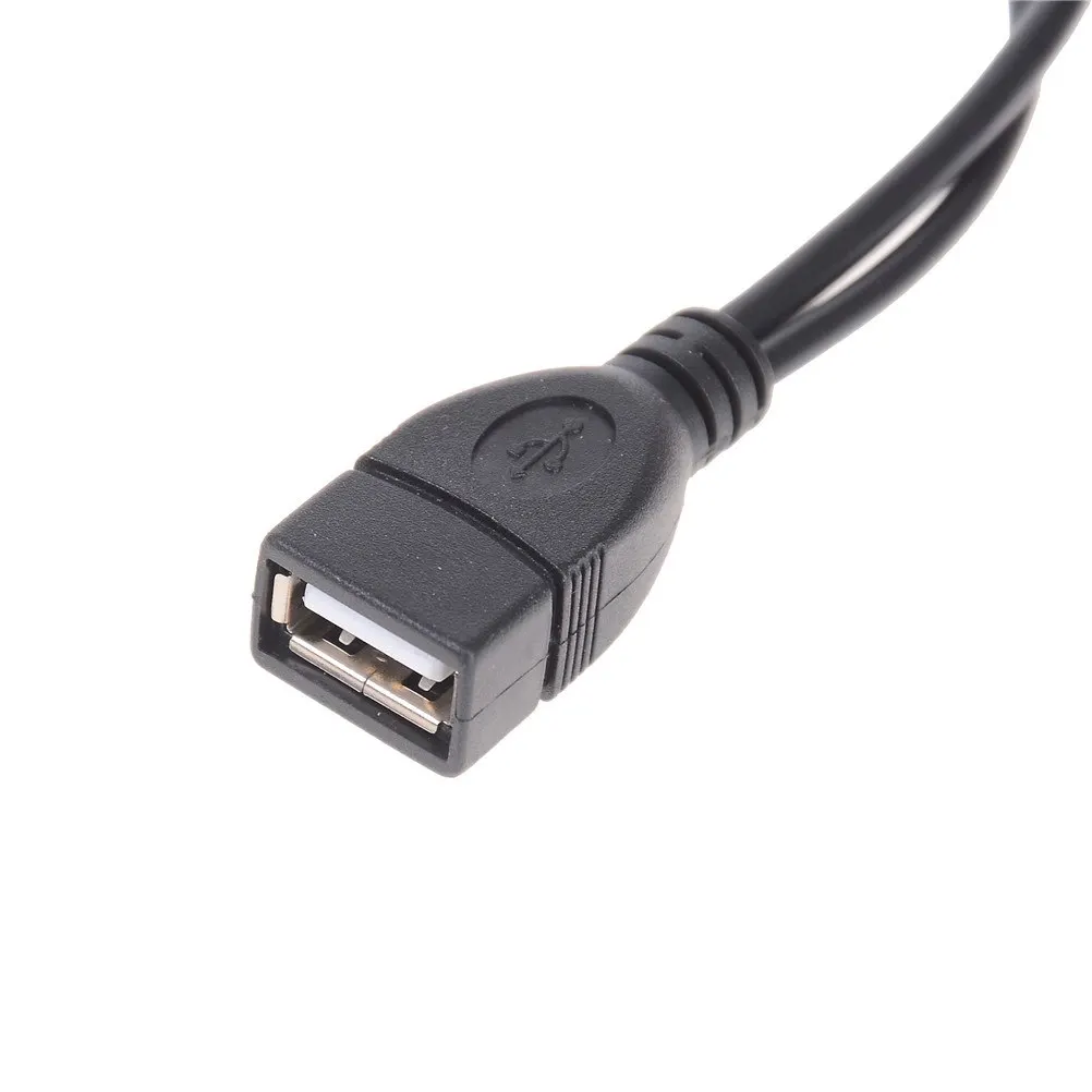 Распродажа 20 см Удлинительный кабель USB 1 Женский 2 Мужской дата концентратор
