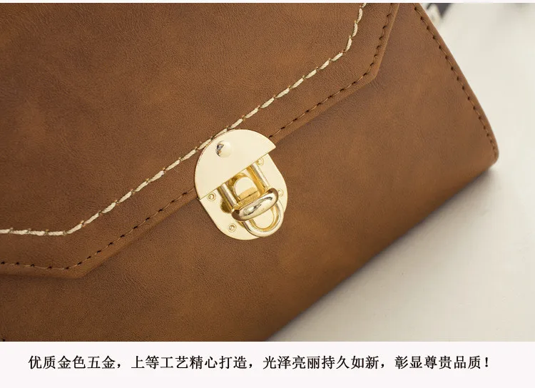 23 2016 New Spring And Summer Handbags Korean Fashion Trend Ladies Solid Color Car Suture Women Bags Shoulder Messenger