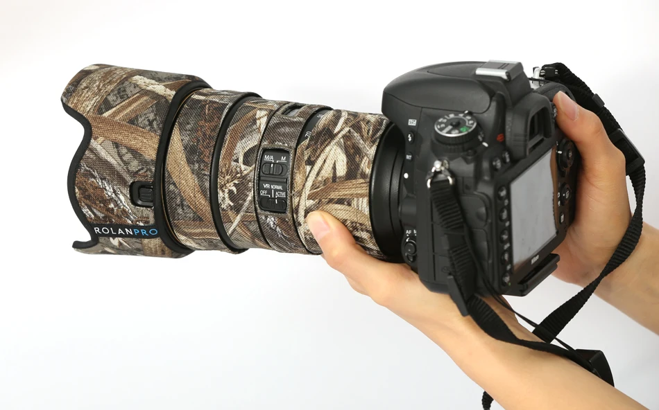 Камуфляжный чехол для объектива Nikon AFS 24 70 мм F/2.8E ED VR|Сумки фото-/видеокамеры| |