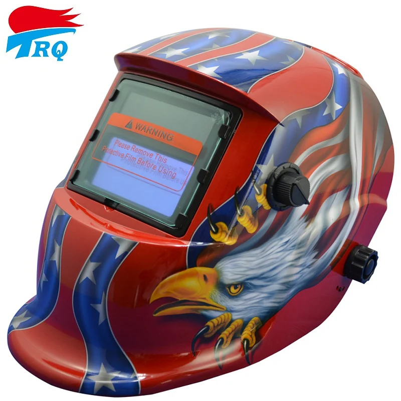 Red Owl Solar Auto Darkening Welding Helmet Equipment TIG MIG MMA ARC Electric Mask Cap TRQ-HD10-2200DE | Инструменты