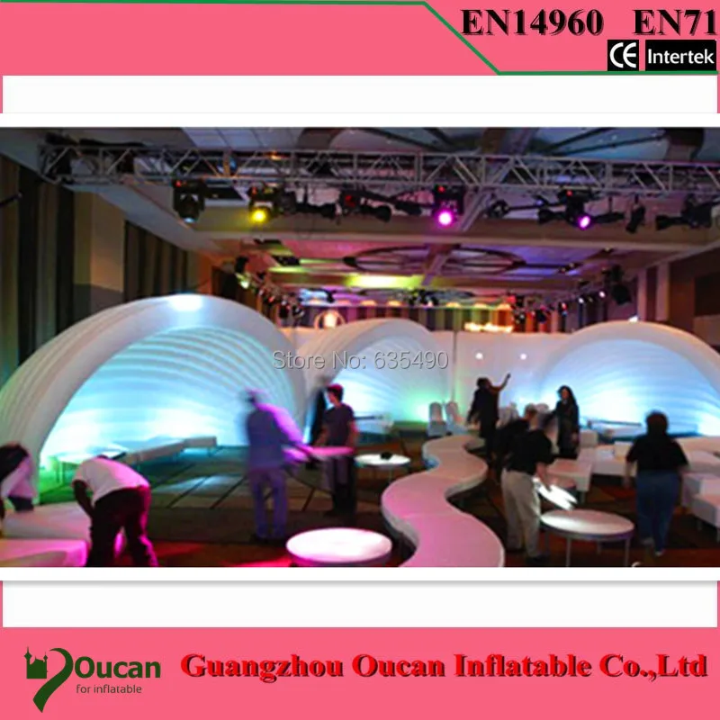 Small inflatable igloo tent for eventparty with freeshipping by DHL