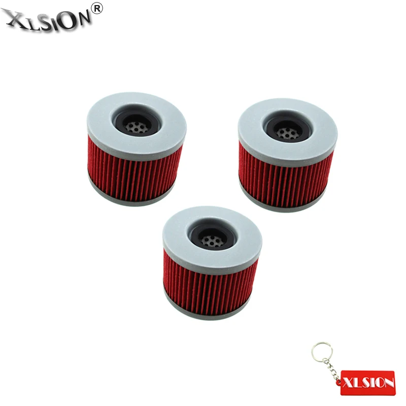 XLSION Aftermarket 3 шт. Масляный фильтр для VT250 GL650 VTR250 CBX400 MUV700 SXS700M2 TRX500FA CB350S CB250 CB400 CB350 CB450