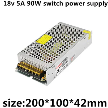 

AC110v-220v DC 18v 5A 90W 18v led strip Display screen apparatus enough power high quality switch power supply