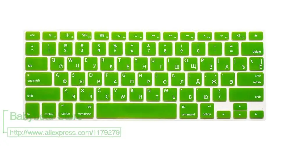 Keyboard Cover Keyboard Silicone Cover For Macbook Air Pro Retina 13 15 Laptop Russia iMac 13.3 15.4