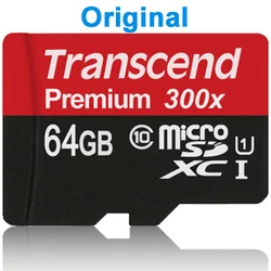 

Original Real Transcend 16GB 32GB 64GB MicroSD MicroSDHC MicroSDXC Micro SD Card SDHC SDXC 45MB/S class 10 UHS-1 TF Memory Card