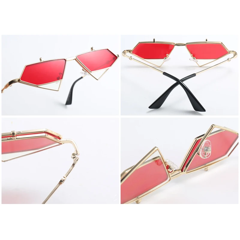 flip up sunglasses men punk style detail (10)