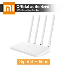 Xiaomi WiFi роутер 4A Gigabit Edition 2,4G 5 ГГц 16 Мб ПЗУ 128 Мб DDR3 двухдиапазонный 1167 Мбит/с Wi-Fi ретранслятор поддержка управления через приложение cv6