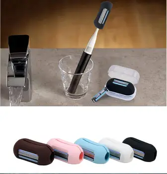

Style Creative Toothbrush Set Functional Fingertip Shaving Rrtifact Portable Manual Gentleman Razor