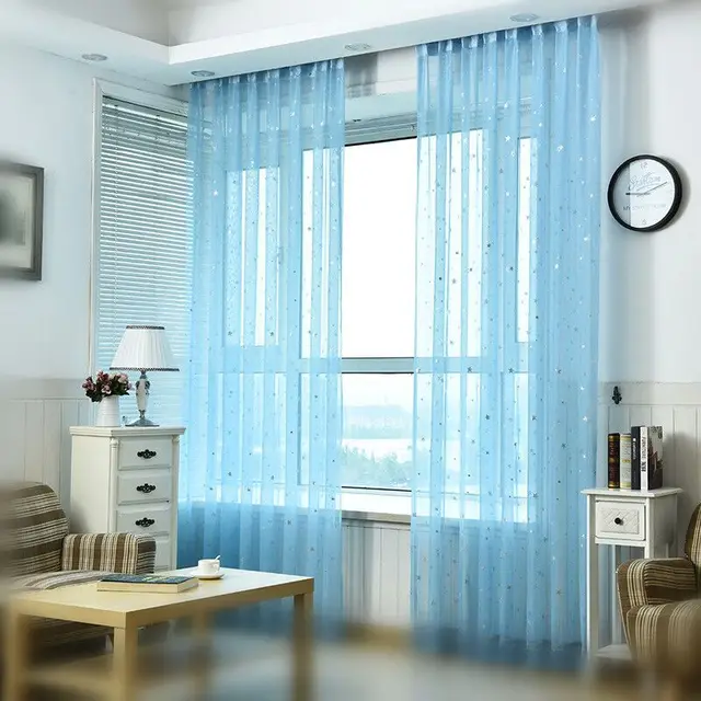 White Star Tulle Curtains 3