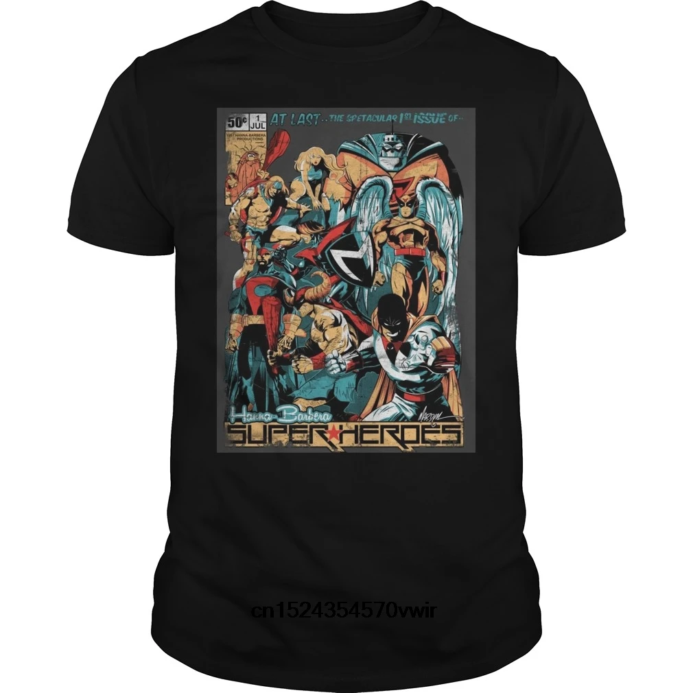 

Funny Men t shirt novelty tshirt HANNA BARBERA SUPER HEROES shirt hoodie sweater longsleeve t-shirt cool T-Shirt