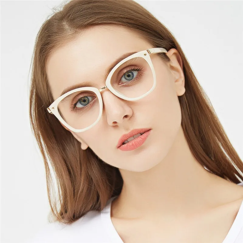 

HUITUO Fashion Ultralight Retro Frame Hipster Frame High Quality Flat Mirror Goggles Eyeglasses Optical Spectacles Fake Glasses