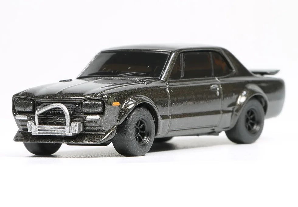 Kyo в английском стиле ретро OEM 1: 64 Nissan Skyline KPGC10 брелок для автомобильных ключей, первое поколение версии бога войны игрушки для детей оптом