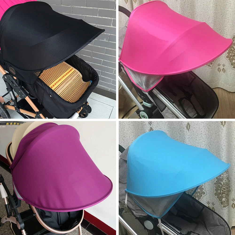 Baby Stroller Sun Visor Carriage Sun Shade Canopy Cover for Prams Car Seat Buggy Pushchair Cap