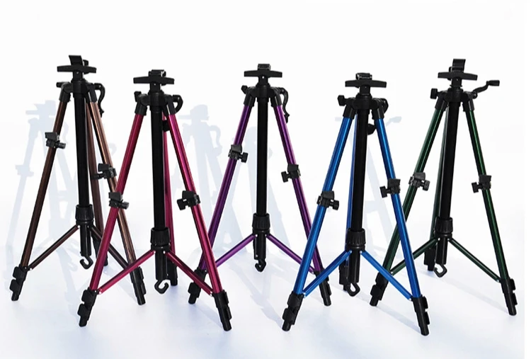 

Free Shipping Colorful Portable Light Aluminum Alloy Frame Display Frame Folding Easel. Ajustable Metal Easel.