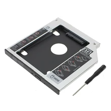 Универсальный 12,7 мм SATA 2nd SSD HDD карман для жесткого диска для DVD-ROM CD оптический отсек