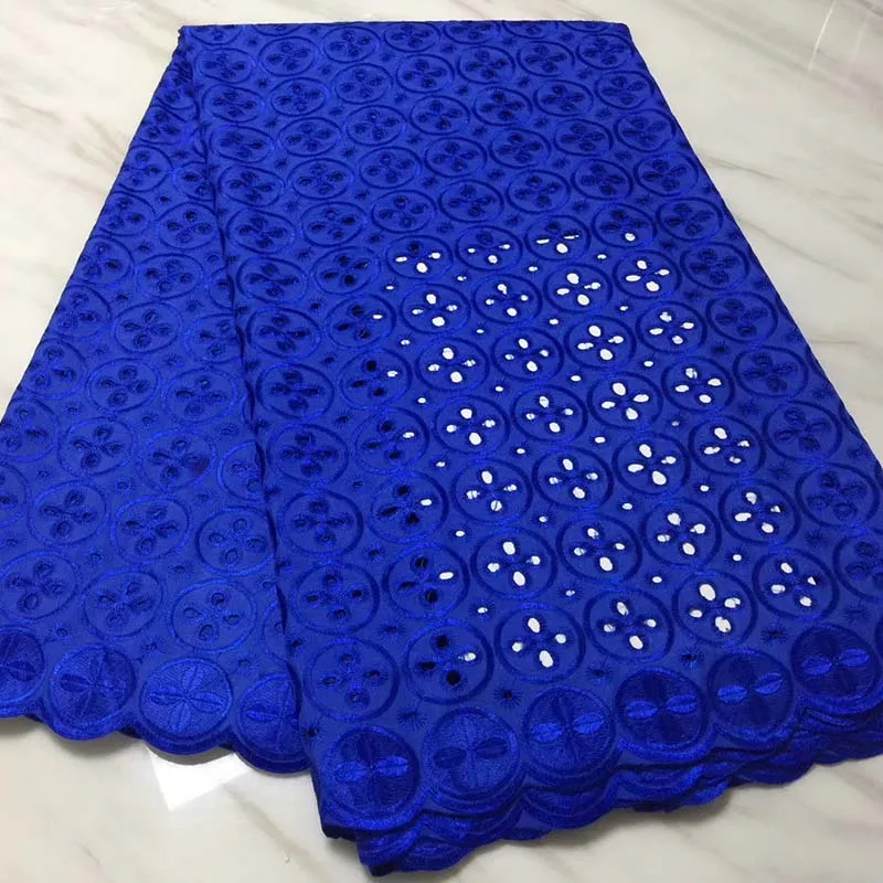 

Royal Blue Swiss Voile Lace In Switzerland High Quality Embroidery Design Mesh Lace Fabric 2018 African Swiss Voile Lace Fabric