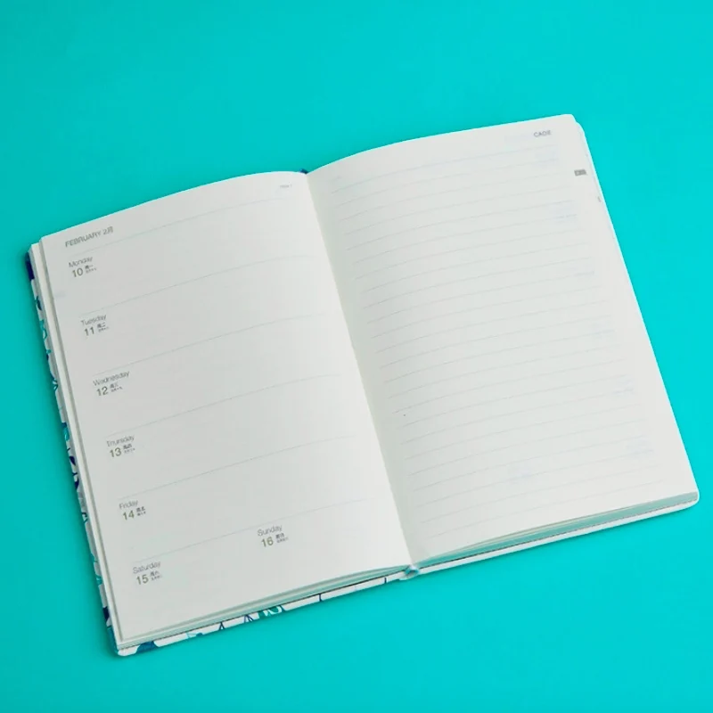 Agenda / планировщик Организация дневник A5 расписание записная книжка и журнал 365 дней Еженедельный личный дорожный блокнот s