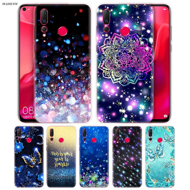 

Case for Huawei Mate 20 Honor 9 10 8X 8C Nova 3i 4 Lite Pro P Smart Y6 Y9 Prime 2018 Cute Girly Pink Sparkle Luxury Cases Capa