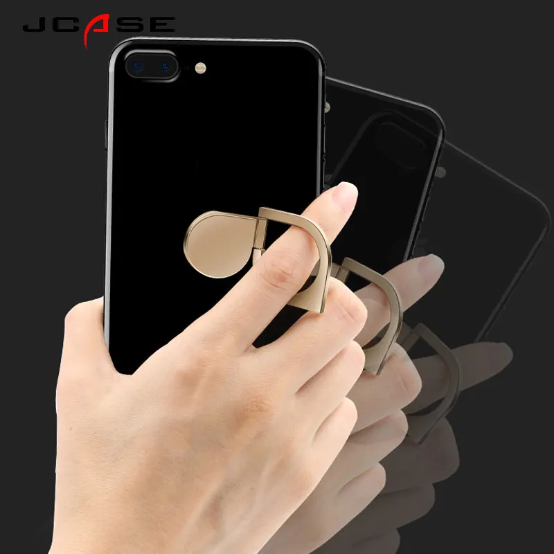 Jcase General Phone finger ring holder 360 Degree stand for iPhone X 7 6 plus Samsung Xiaomi Smartphone Tablet Unscrew the rotat