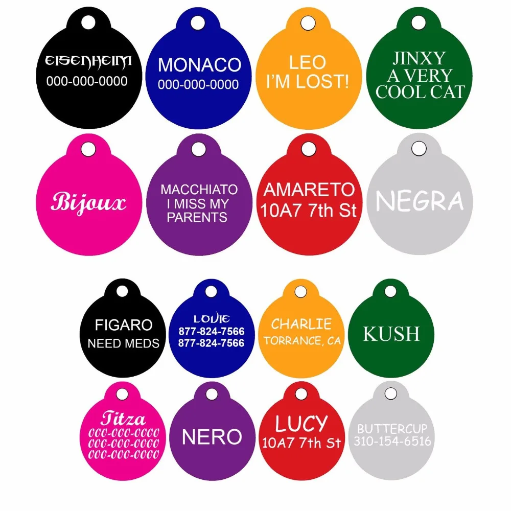 low price custom dog identification tags new PERSONALIZED dog collar