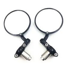 Aftermarket Запчасти для мотоциклов Aprilia Vespa Kymco Piaagio AGUSTA KTM BMW черный 7/8 дюймов Бар Конец Зеркала