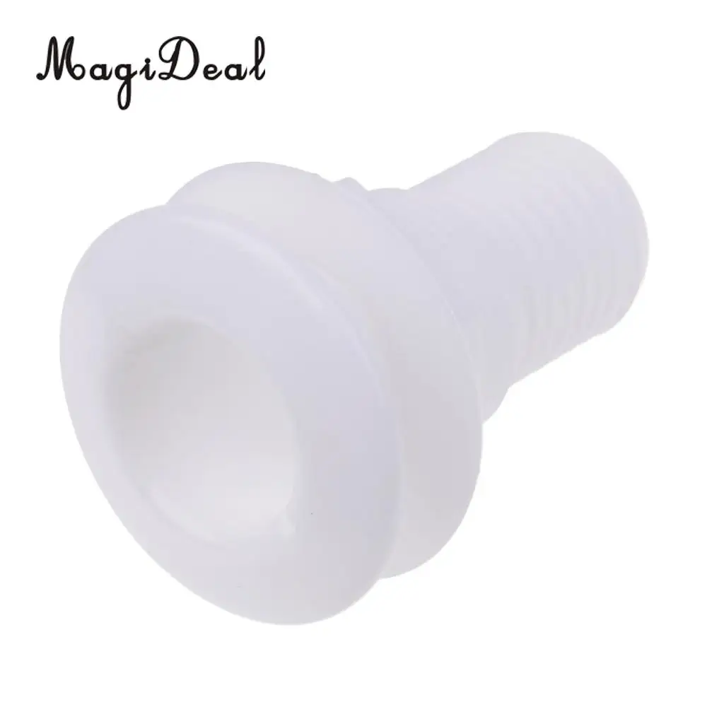 MagiDeal 1Pc Durable Plastic Boat Marine Straight Thru-Hull Bilge Pump & Aerator Hose Fitting for Rowing Boat Yacht Acce 3 Sizes