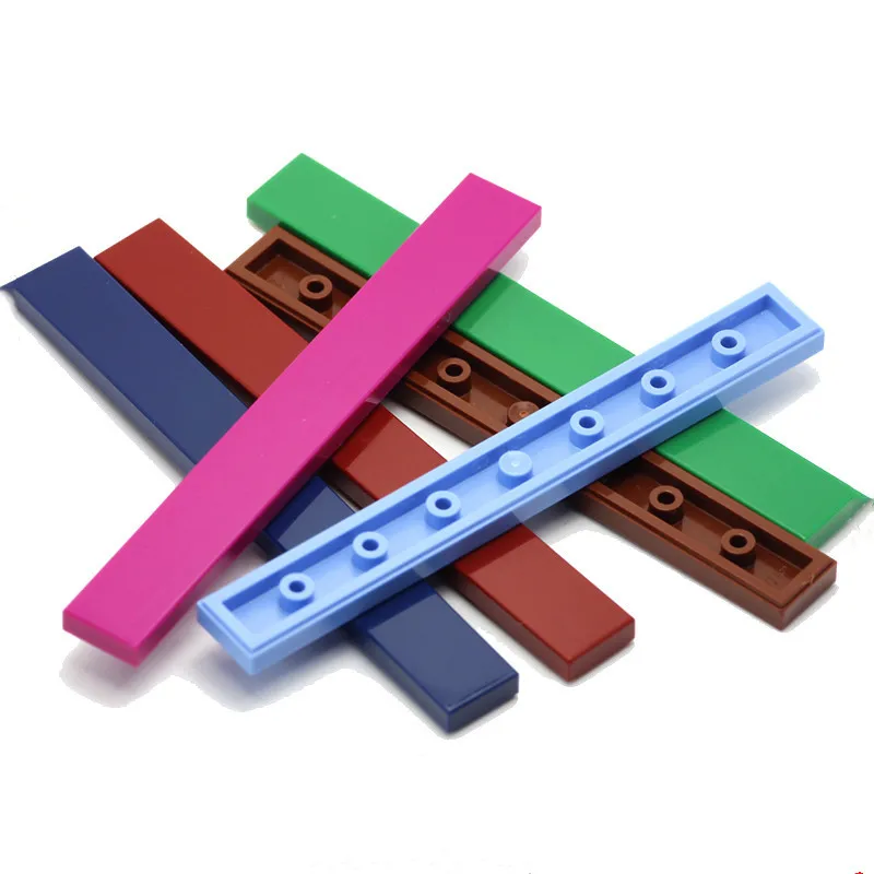 

20 pieces moc tiles 1X8 4162 DIY tablet illuminate bricks blocks compatible with assemble particles