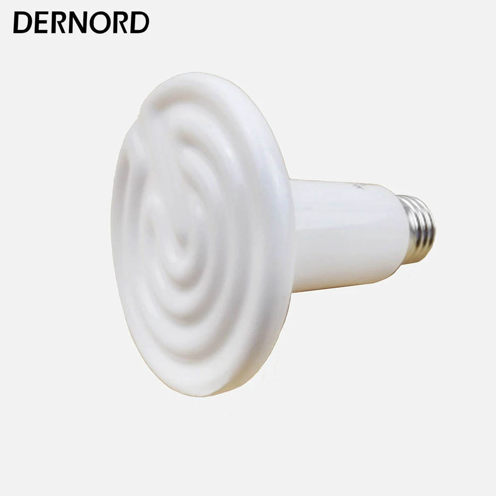 

DERNORD 110V 150W Ceramic IR Heat Emitter Bulb Reptile Infrared Heater For Turtle Snake Lizard Chick