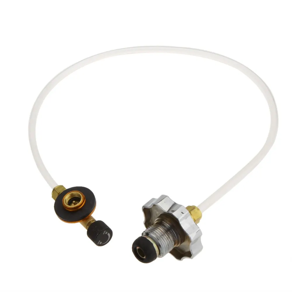 

Outdoor Camping Burners Adapter Flat Tank Safe Switching Charging Inflatable Valve Adapter Pneumatic For Liquefied Gas Cylinder
