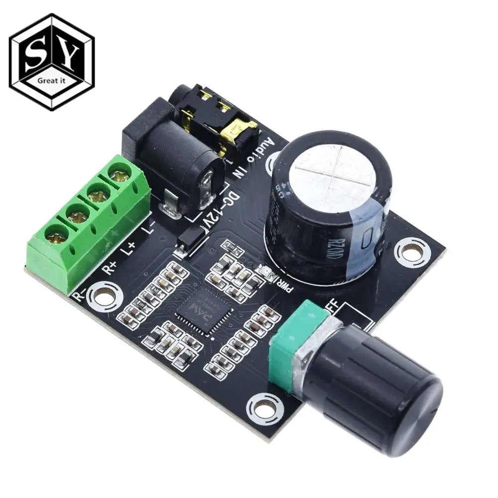 1 шт. супертонкий цифровой усилитель 2x15 Вт класс D 12 В|audio amplifier board|digital boardboard board |