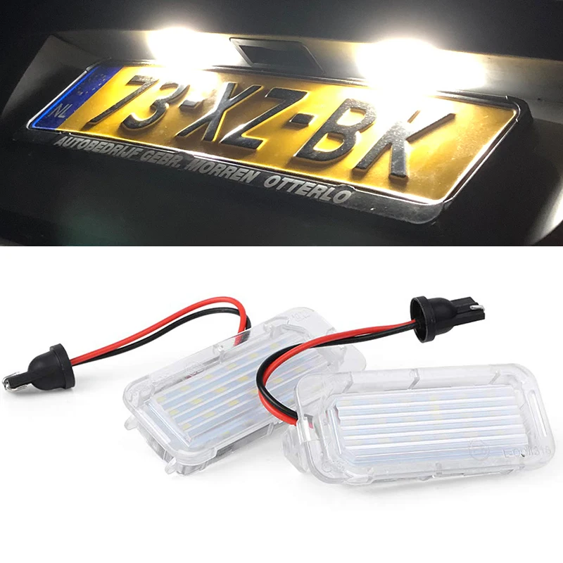 

2Pcs Bright 18SMD LED License number Plate Lights For Ford Mondeo Mk4 Mk5 2007-2017